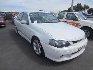 2005 FORD WHITE BA MKII XR6 SEDAN