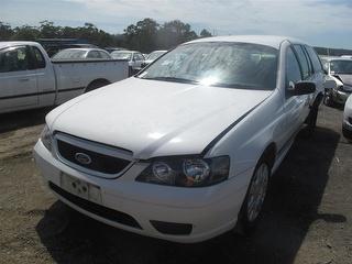 WHITE 2005 FORD BF FALCON XT STATION WAGON: